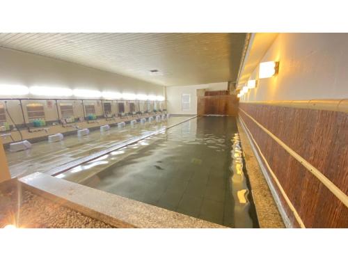 a pool of water in a bowling alley at Nishiura Grand Hotel Kikkei - Vacation STAY 85445v in Gamagori