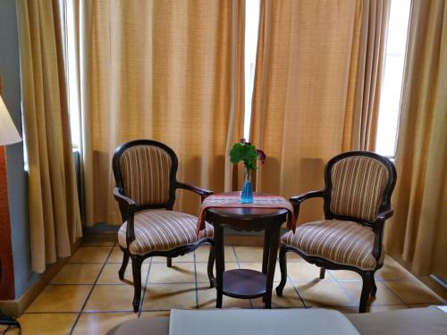 Χώρος καθιστικού στο Hotel Pisonay Pueblo