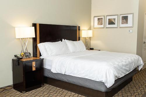 A bed or beds in a room at Holiday Inn Effingham, an IHG Hotel