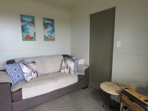 Χώρος καθιστικού στο Kiwi Scenic Retreat