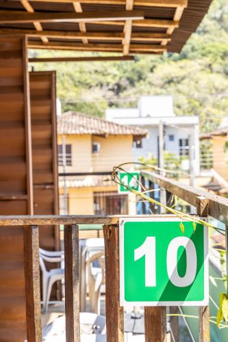 a sign that says on a fence at Praia Camburi - Studios Kuta in Camburi