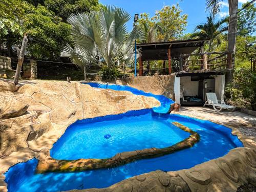 Πισίνα στο ή κοντά στο Cabaña San Nicolás