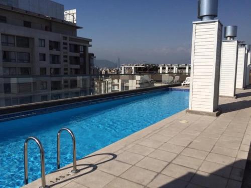 Piscina en o cerca de Central Parque Almagro y barrio Italia 2 Hab