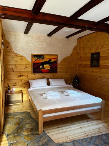 Katil atau katil-katil dalam bilik di Mini 1 apartman Nature Connection Drina