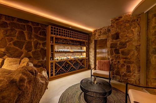 Ruang duduk di Zulu Rock Lodge - Babanango Game Reserve