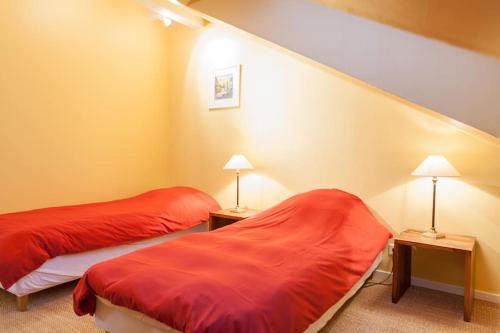 Katil atau katil-katil dalam bilik di Doller Villa 4 stars Hot Tub Mountain Ski Ballon d'Alsace