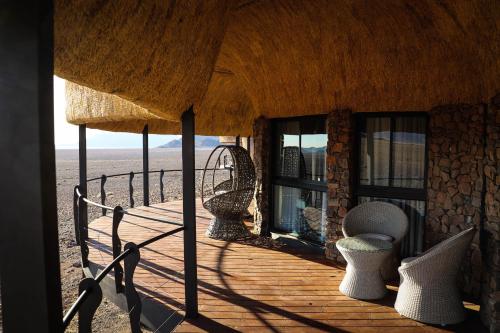 Balkoni atau teres di Desert Hills Lodge