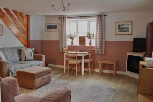 Χώρος καθιστικού στο Scenic Couples Getaway in the Brecon Beacons