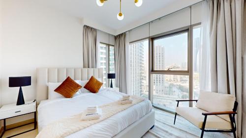 Postel nebo postele na pokoji v ubytování Primestay - Downtown Views 2, 3BR with Maids Room