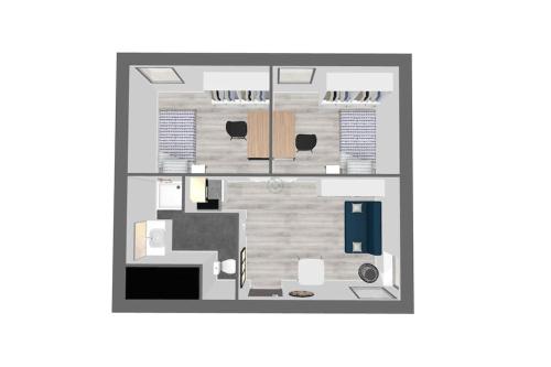 Photo de la galerie de l'établissement Appt 30m² Rdc Lorient Universités neuf tout équipé, à Lorient