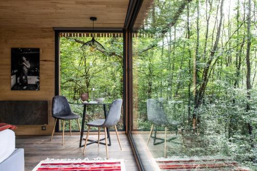 Jardin de l'établissement Loire Valley Lodges - Hotel