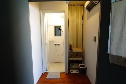 a bathroom with a shower and a toilet in it at La Union - Vacation STAY 99795v in Fukushima