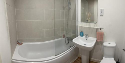 A bathroom at 3 bed Newly built house