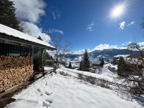 Bregenzerwald Ferienhaus semasa musim sejuk