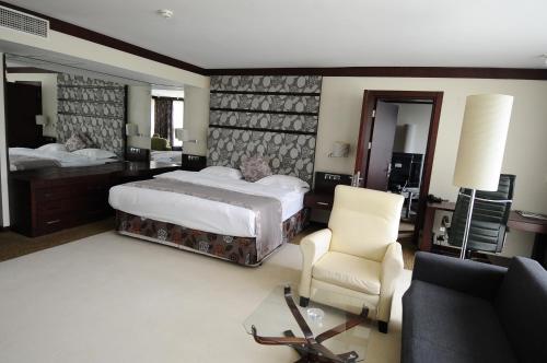 Ένα ή περισσότερα κρεβάτια σε δωμάτιο στο Ontur Butik Hotel