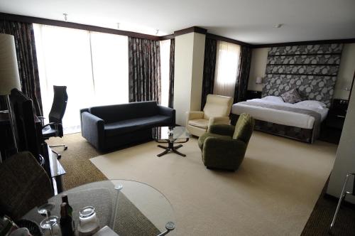 Ένα ή περισσότερα κρεβάτια σε δωμάτιο στο Ontur Butik Hotel