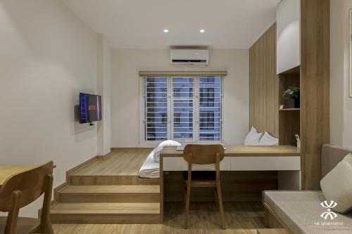 TV/trung tâm giải trí tại NB APARTMENT-LINH LANG