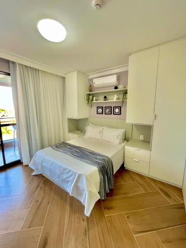 Postel nebo postele na pokoji v ubytování Flat Eco Resort Praia Dos Carneiros