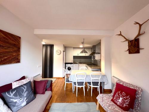 Η κουζίνα ή μικρή κουζίνα στο Apartaments del Camp - L'Amfitriona