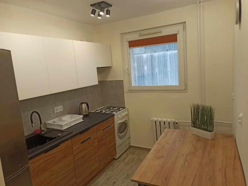 Kuchyňa alebo kuchynka v ubytovaní APARTAMENT CENTRUM Międzychód