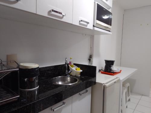 Dapur atau dapur kecil di PONTA NEGRA FLAT APART