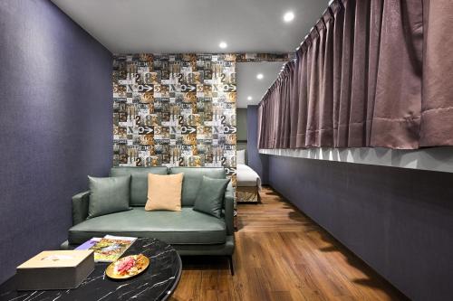 Гостиная зона в 綺樂文旅 開封館 Le Room Hotel Kaifeng