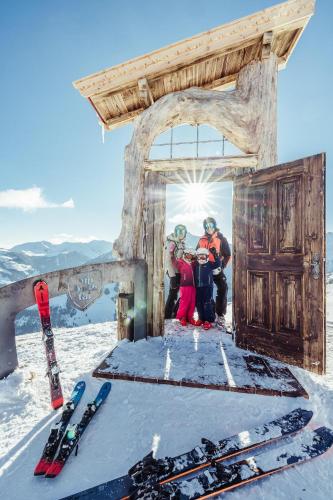 Haus Gschösser durante el invierno