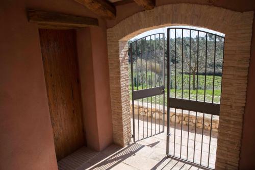 Μπαλκόνι ή βεράντα στο Casa rural Masia Les Apieres
