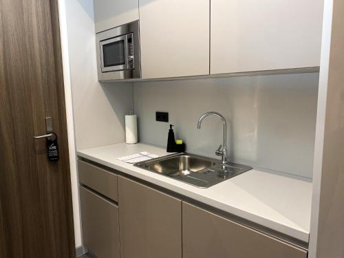 Dapur atau dapur kecil di NOVERA Aparthotel