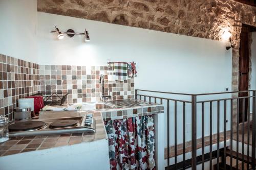 Χώρος καθιστικού στο Locanda Persei