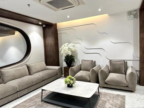 Χώρος καθιστικού στο Hải Long Hotel 2