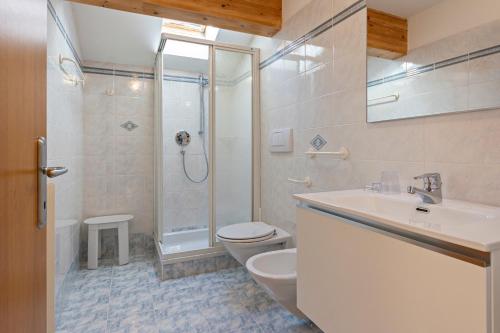 Koupelna v ubytování Villa Gemmy