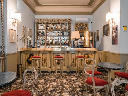 Lounge nebo bar v ubytování Hotel Posta