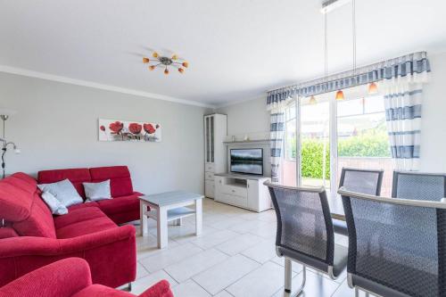Η κουζίνα ή μικρή κουζίνα στο Dünenhäuser Haus 4 a