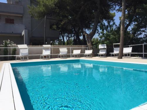 Bazén v ubytování La Villa Della Meda nebo v jeho okolí
