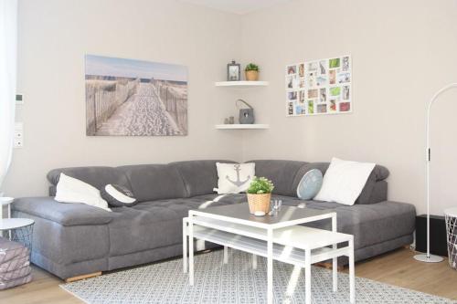 Posezení v ubytování Ferienhaus Fine