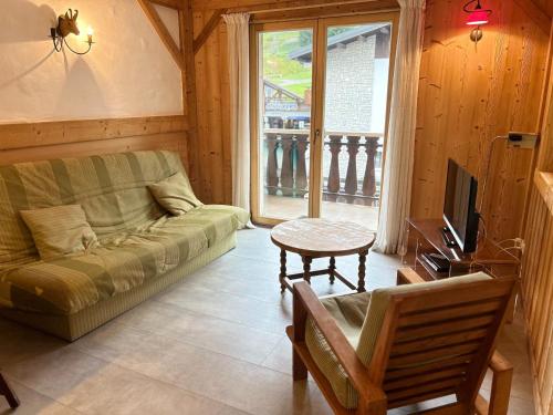 Les Gets: Appartement central 2 ch, balcon, au pied des pistes