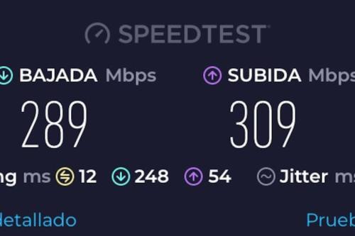 a screenshot of a cell phone screen with the speediest at Los Angeles House in Sopelana
