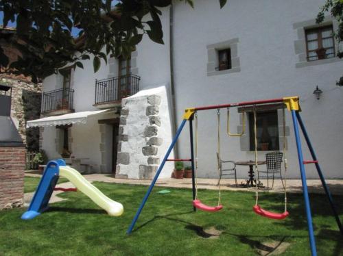 a playground in the yard of a house at Casa Rural Juanbarterena in Ulzurrun