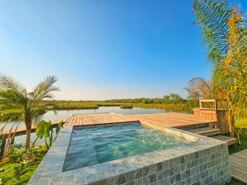 Swimmingpoolen hos eller tæt på Rancho Verde Bonito MS - Rio Formosinho