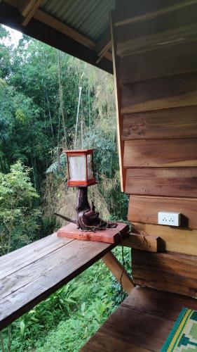 Taman di luar PeaMoo Homestay