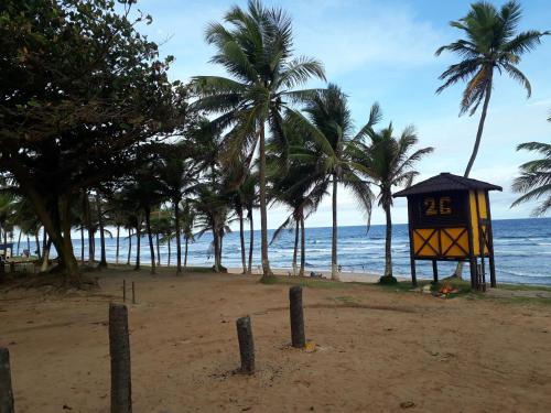 Uma praia perto da casa de temporada