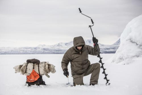 Abisko Mountain Lodge durante l'inverno