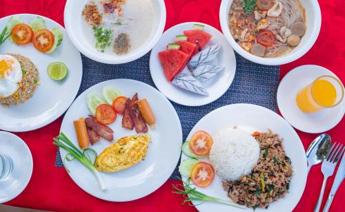 Mad på hotellet eller i nærheden