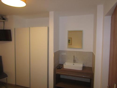 Koupelna v ubytování Haus Christopherus