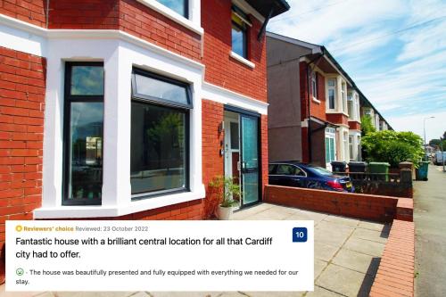 a fake house with a distinct central central location for a first court court at Maindy House - Home close to City Centre + parking in Cardiff
