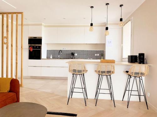 Køkken eller tekøkken på Bellevue