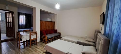 Ένα ή περισσότερα κρεβάτια σε δωμάτιο στο Appartments Kristi&Iris