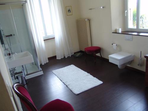 Koupelna v ubytování Casa Perini