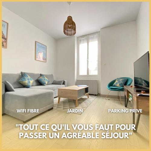 Jolie maison, jardin et parking